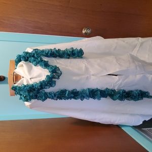 Knitted Ruffle Scarf